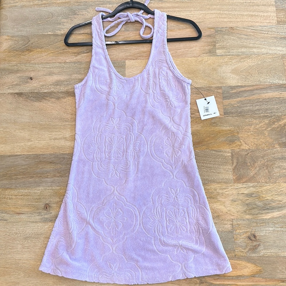 O’Neill Cabana Tile Terry Dress, Orchid, Small, NWT (New With Tags)